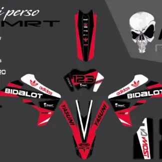 Transformez votre moto avec notre kit déco rieju mrt 50 personnalisable, fabriqué en France à partir de matières de haute qualité. Choisissez parmi des options brillantes comme holographique, chrome, pailleté, métallique ou chrome forgé pour donner à votre moto une touche personnelle qui ne passera pas inaperçue. Faites de votre moto un véritable reflet de votre style !