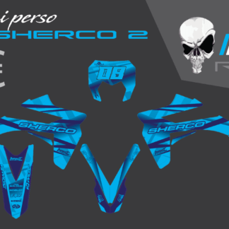 kit deco sherco 50 semi perso , made in france , qualité motocross top prix