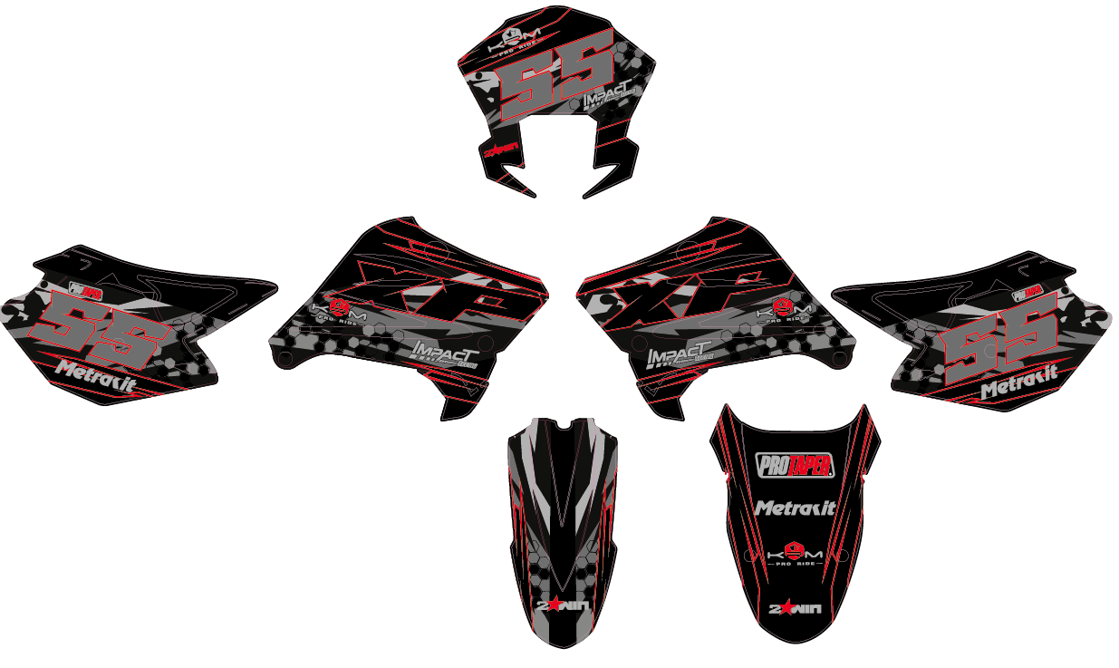 Kit déco Peugeot XP6 « Ride » — semi-perso