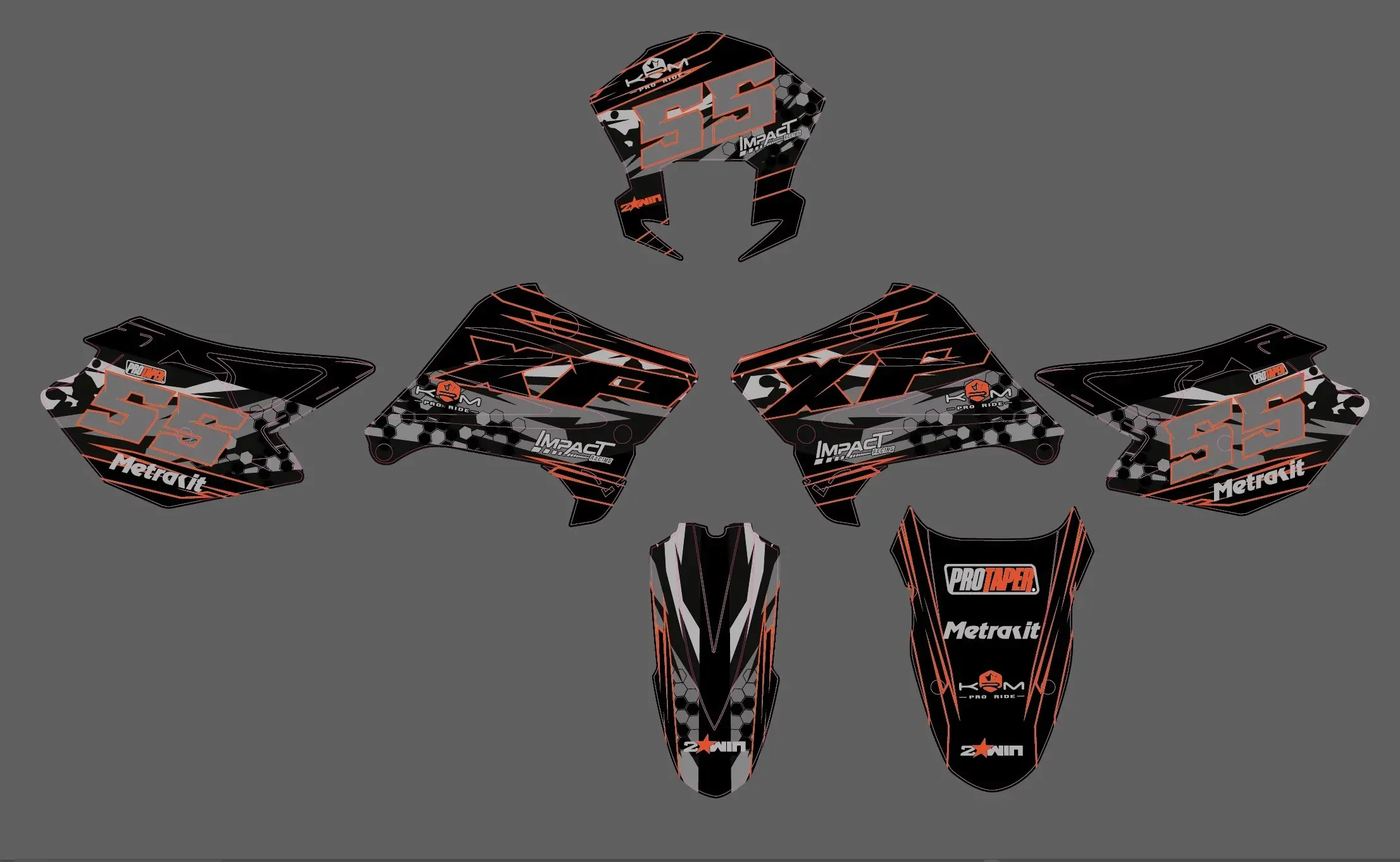 Kit Déco Peugeot XP6 Ride — visuel 2