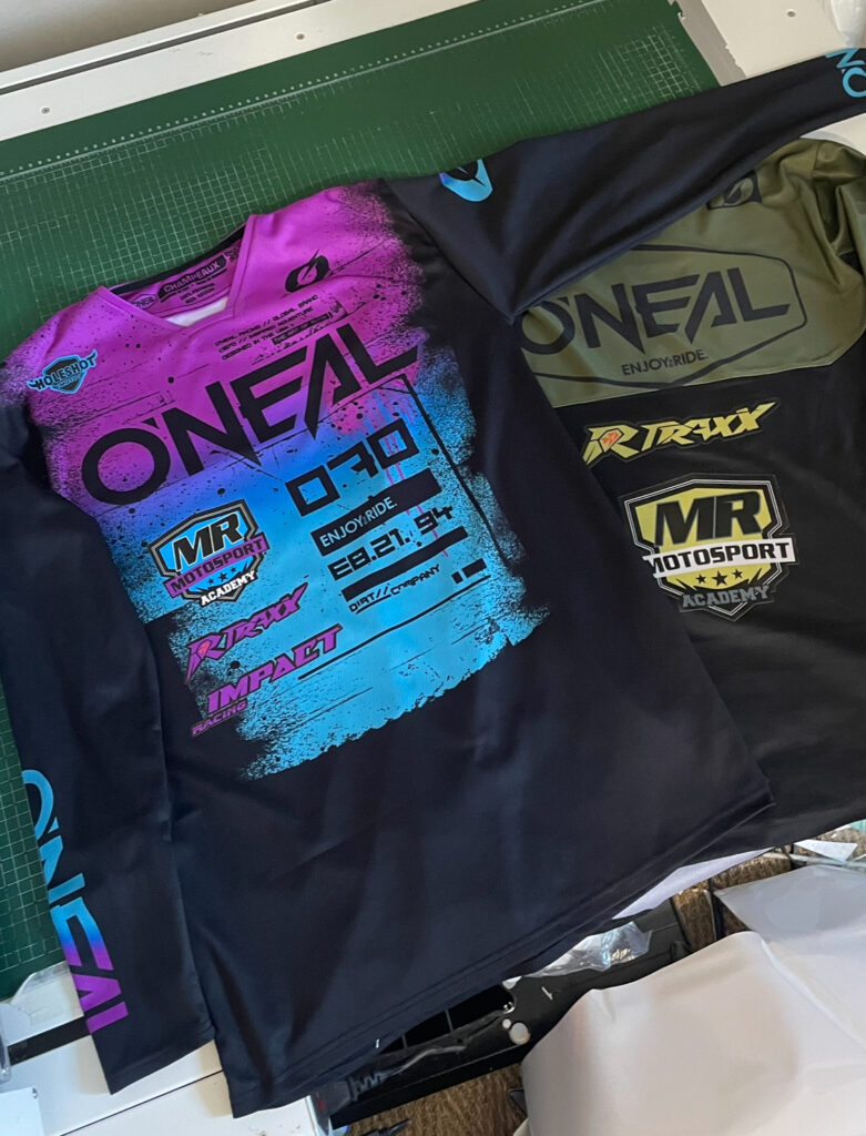 flocage maillot motocross