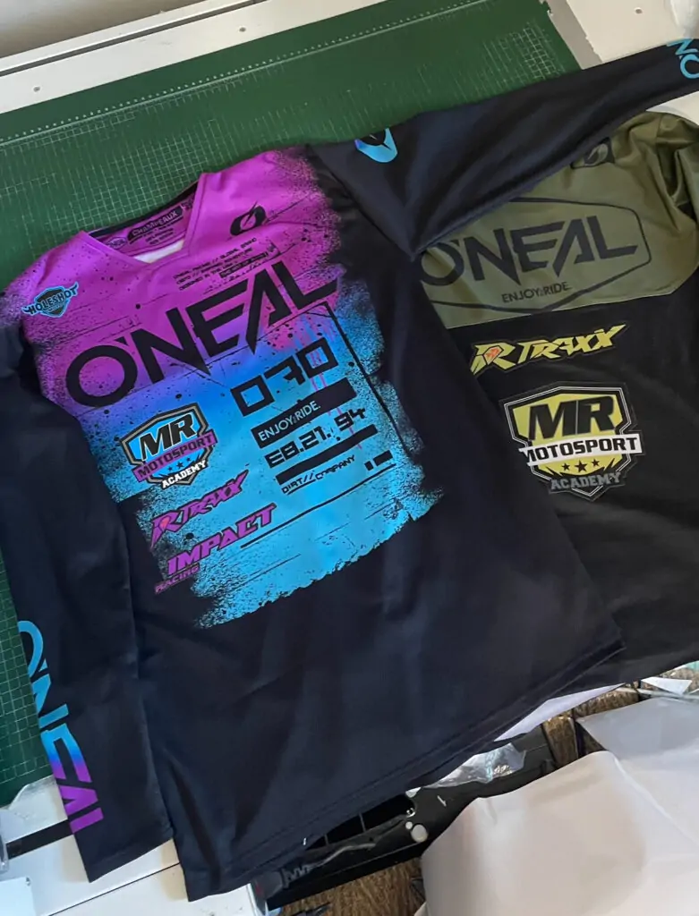 flocage maillot motocross