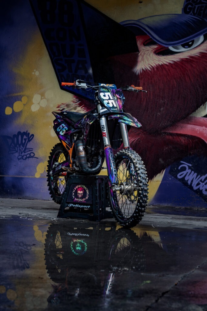 Kit deco semi perso moto cross full holographique