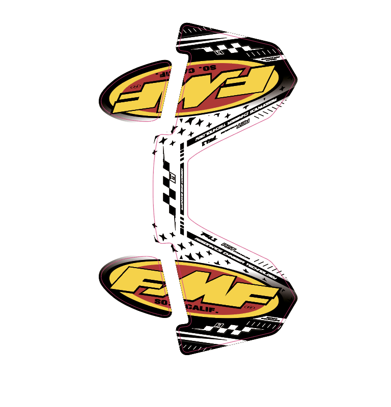 fmf 4.1 autocollant stickers