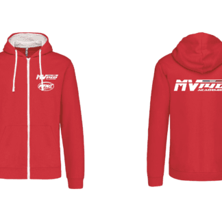Sweat-shirt zippé capuche contrastée MV140 adulte