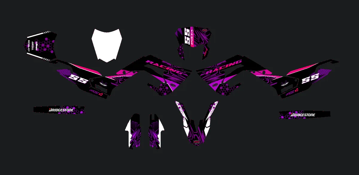 kit deco impact racing Kit déco DERBI Xtrem 2018/2022 — derbi racing v1.0