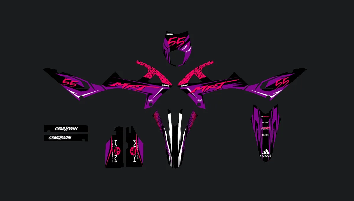 kit deco impact racing Kit déco RIEJU MRT 50 2022/2026 — mrt fire v1